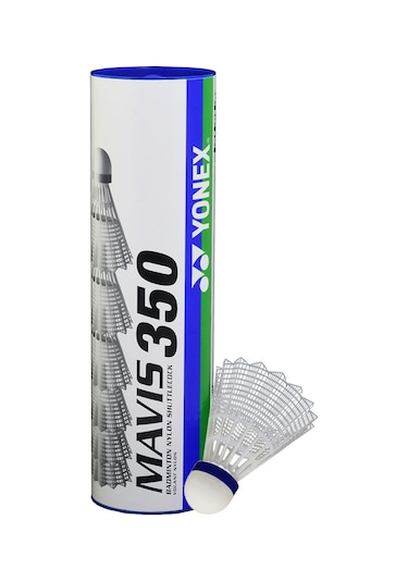 Yonex Mavis 350 6'Lı Beyaz Badminton Topu Yeşil Bant