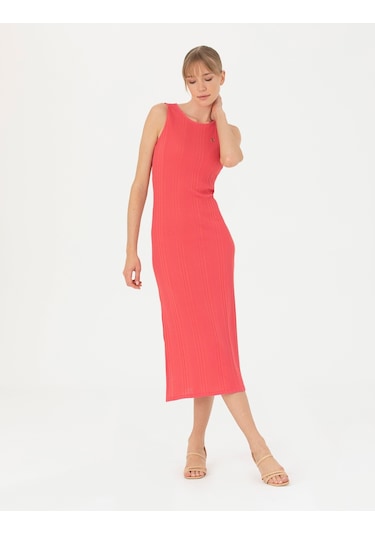 Pierre Cardin Kadın Fuşya Örme Elbise 50267357-vr023 Fuşya
