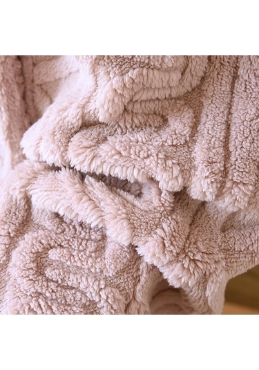 Flybuy Kadın Kışlık Bornoz Düğmeli Sabahlık, Kalın Flanel, Uzun Kollu, Rahat Kış Giyimi Kırmızı