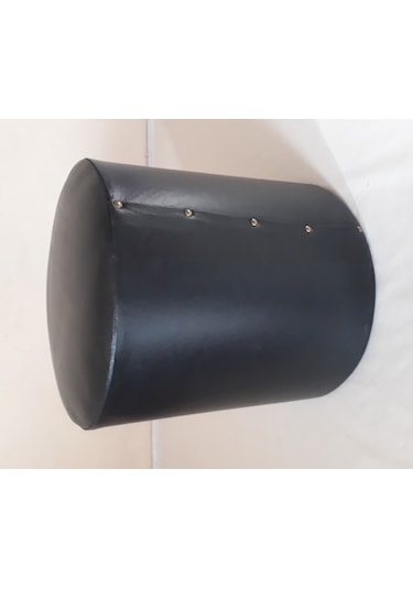 Nesilhomee-Ticaret Deri Kaplama Silindir Puf