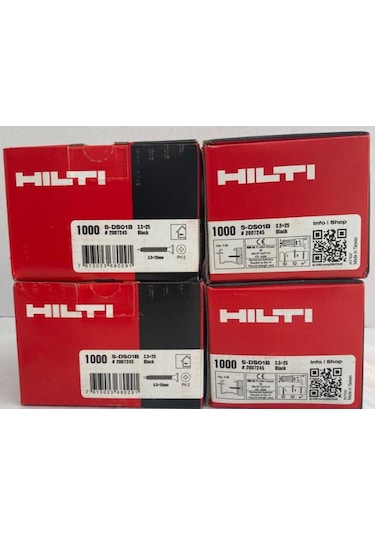 Hilti S-Ds 01 B Keskin Uçlu Alçıpan Vidaları 3.5X25 1.000 Adet