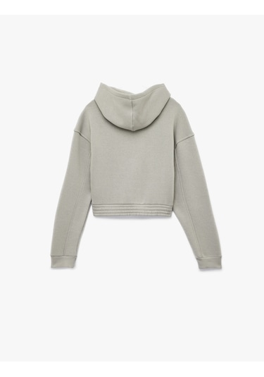 Koton Şardonlu Uzun Kollu Fermuarlı Kapüşonlu Oversize Sweatshirt Gri 6wal10307ık Gri Koton Şardonlu Uzun Kollu Fermuarlı Kapüşonlu Oversize Sweatshirt Gri 6wal10307ık Gri