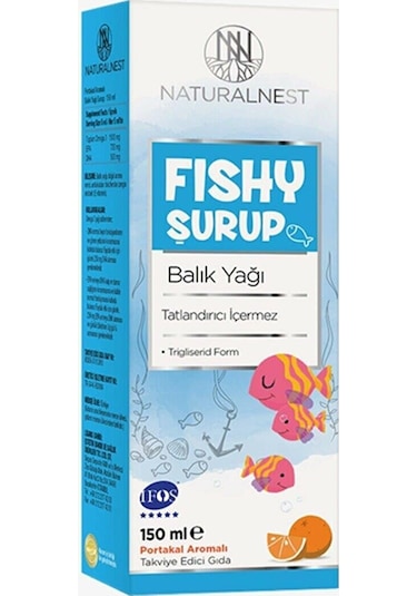 Natural Nest Fishy Şurup 150 Ml