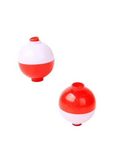 50 Adet Balıkçılık Bobbers 1 Inç Snap On Şamandıra