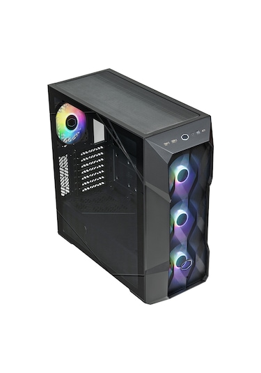 Cooler Master Masterbox TD500 V2 ARGB Kgnn Stu E-Atx Bilgisayar Kasası Siyah