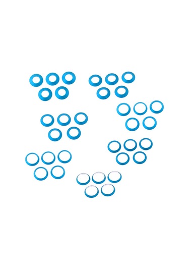 Homyl Çubuk Bina Kimliği Için 5 Adet Eloksallı Kimlik-9.0mm