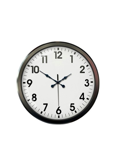 Zentime 52 Cm Siyah Modern Duvar Saati Çok Renkli