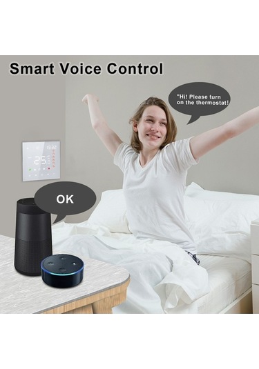 Dancemonkey Akıllı Tuya Wifi Termostat - 16a Dijital Termostat, Ses Ve Dokunmatik Kontrollü
