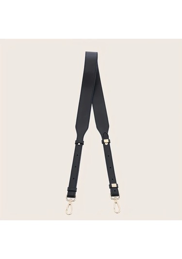 Fochsia 1 Adet Kadınlar İçin Minimalist Klasik Yapay Deri Ayarlanabilir Çanta Kayışı Brown Gümüş Toka