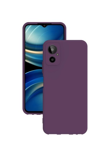 General Mobile Gm 23 Se Kılıf Kamera Korumalı Silikon Rubber Arka Kapak Mor