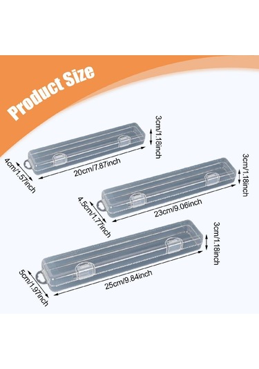 Suntek 3x Seyahat Diş Fırçası Kutusu İş Kompakt Çubuklar Temizlemek