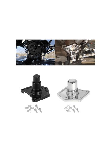 Harley Motosiklet Modifikasyonu Marş Anahtarı Solenoid Valf Kapağı İçin Siyah Siyah