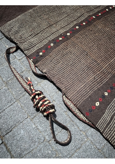 El Dokuma Yağcıbedir Antika Çuval Kök Boya Yün 75  x 120 CM