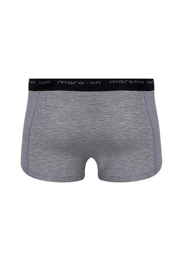 Maraton 2'li Erkek Gri Melanj Boxer Gri Melanj