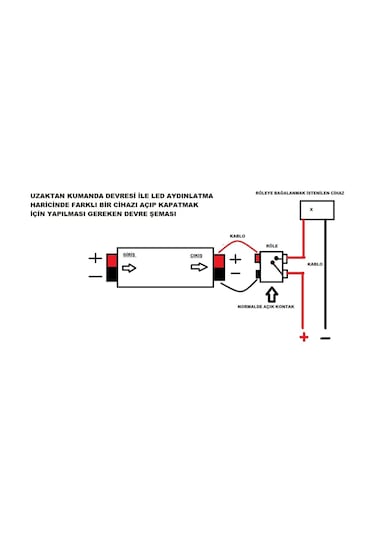 Uzaktan Kumandalı Rf 12 Amper Led Dımmer Kısma Dim