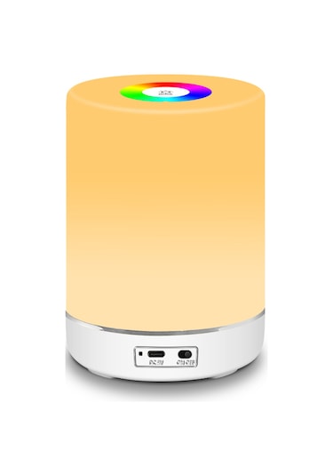 Gajeena Dokunmatik Kontrol 3 Parlaklık Ayarı Rgb Renkli Stüdyo Lambası, Yumuşak Işık, Gözlere Zararsız, 1200mah Batarya İle Beyaz