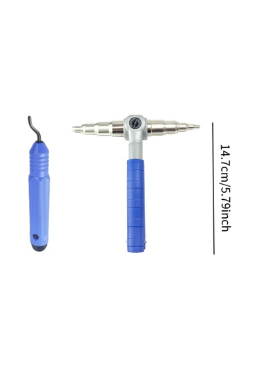 Suntek Bakır Boru Genişletme Onarım Aracı Çok İşlevli Soğutma Çapak Alma Aleti 14.7cm