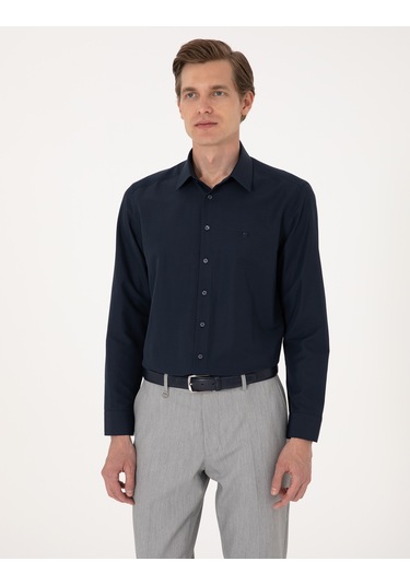 Pierre Cardin Erkek Lacivert Gömlek Basic 50316742-vr033 Lacivert