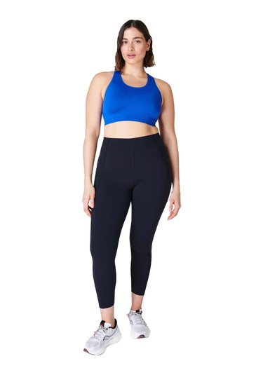 Sweaty Betty Sweaty Betty Power Ultrasculpt High Waist 7/8 Kadın Koşu Taytı Blk SiYAH Siyah
