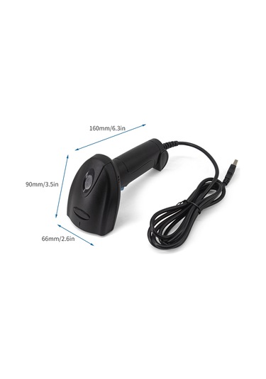 Lemestar "usb Ve Rs-232 Bağlantılı El Tipi 1d/2d Barkod Okuyucu - Windows/android Uyumlu"