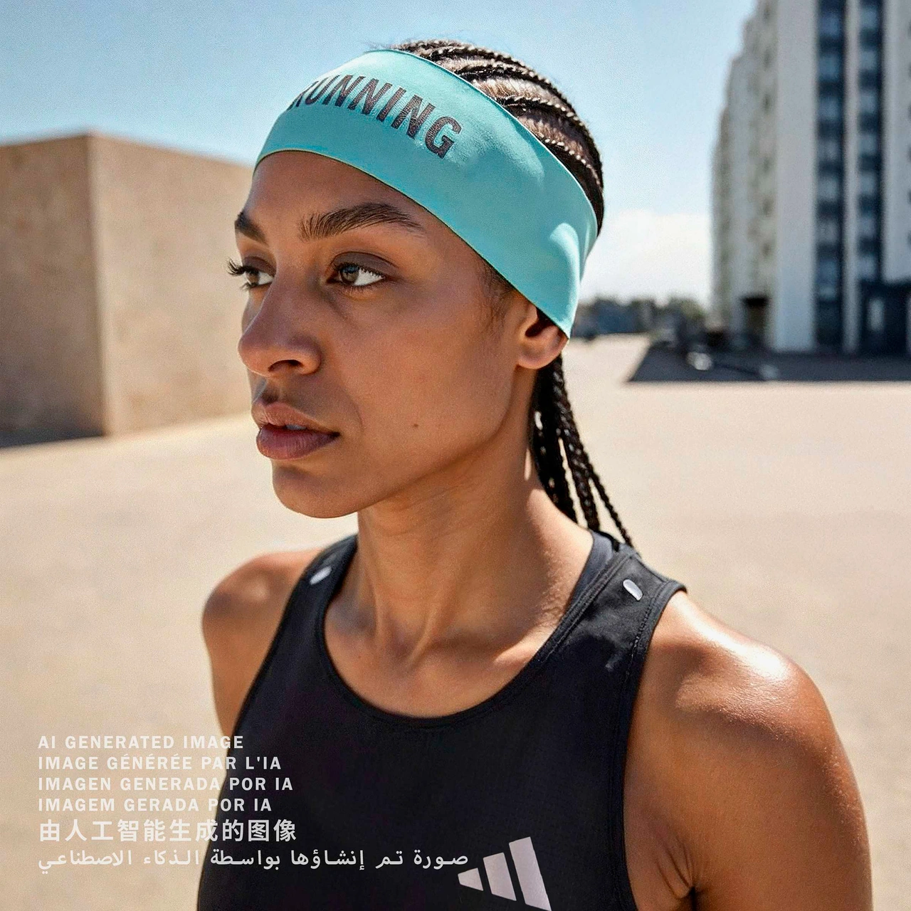 Adidas Running Climacool Unisex Mavi Koşu Saç Bandı Jv5935 Mavi