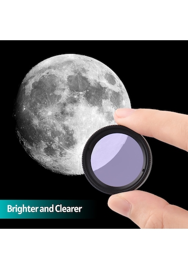 Wezone 1.25 İnç Güneş Ve Ay Işık Filtresi, Tüm Markalar Ve Modeller İçin Uyumlu Astronomi Teleskop Lens