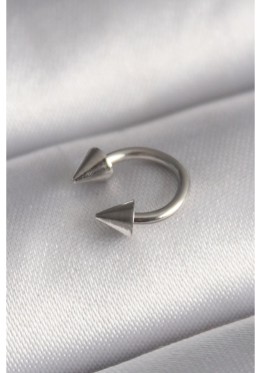 Forwhat Zarif Kadın İçin Silver Çelik Halka Çivi Piercing Çok Renkli