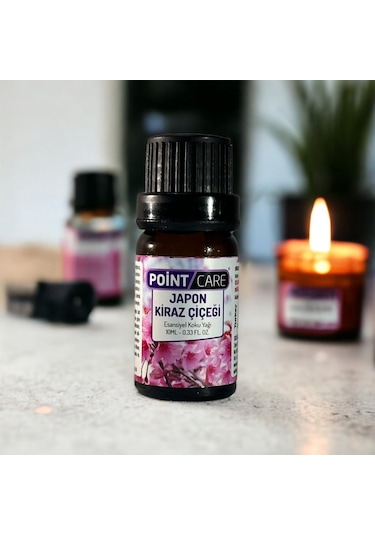 Point Care Japon Kiraz Çiçeği Kokulu Mum Esansı 10ml ,soya Wax
