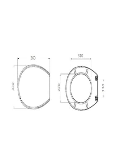 Softy Classic Süngerli Klozet Kapağı Yunus Desen 1195