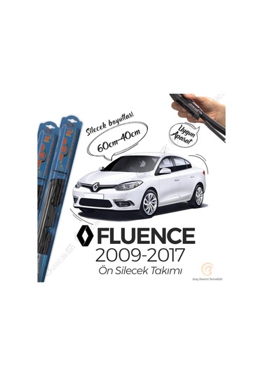 Renault Fluence Ön Silecek Takımı (2010-2017) RBW Hibrit