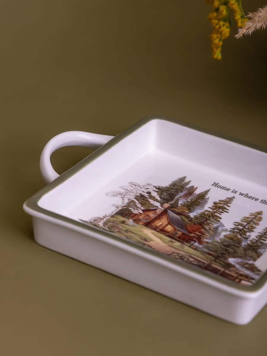 Lefard "family House" Fırında Pişirme İçin Kulplu Kalıp 204133901 Beyaz