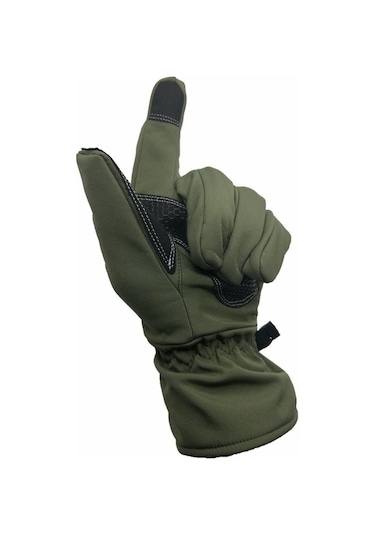 Softshell Cay250 Motosiklet  Eldiveni Yeşil