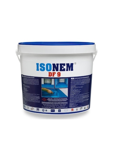 İsonem Df 9 Akrilik Esaslı Islak Hacim Su Yalıtımı 10 Kg Mavi