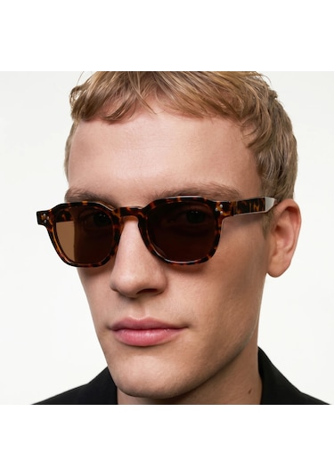 Filipe Leopar Unisex Güneş Gözlüğü Kahverengi
