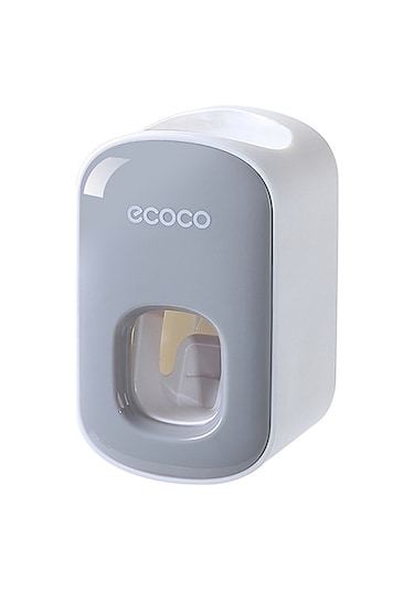 Ecoco Duvara Monte Otomatik Diş Macunu Dispenseri Gri Bx Diğer