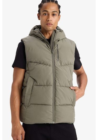 Defacto Defactofit Regular Fit Kapüşonlu Su Geçirmez Fermuarlı Şişme Yelek E9216ax25aukh422 Haki Defacto Defactofit Regular Fit Kapüşonlu Su Geçirmez Fermuarlı Şişme Yelek E9216ax25aukh422 Haki