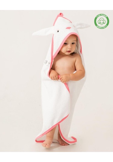 Tavşan Kulaklı Silgi Havlu Fuşya