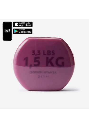 Domyos Dambıl - 2x1,5 Kg - Bordo