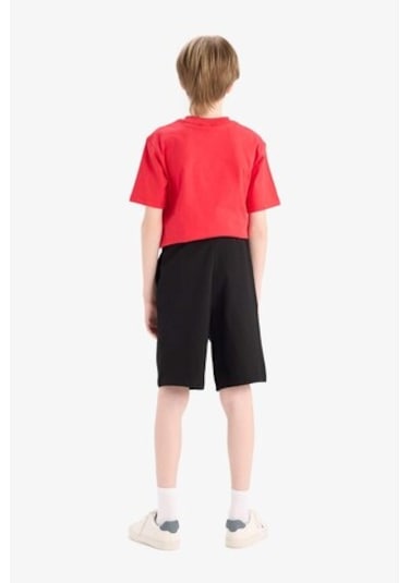 DeFacto Erkek Çocuk Beli Lastikli Basic Düz Şort B5867A825SMBK27