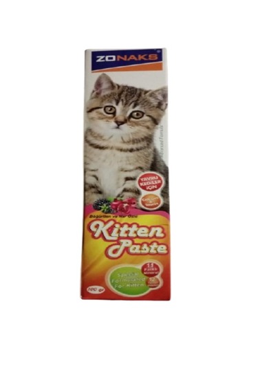 Zonaks Yavru Kedileriniz İçin Özel Aromalı Multivitamin Paste 12 x 100 G