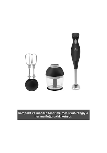 Karaca Profoodmix 1000 W 3'lü Blender Set