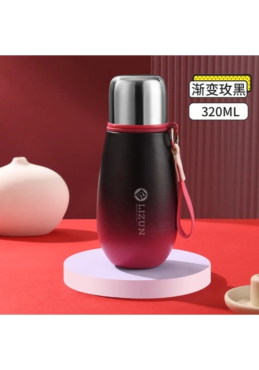 Mini 316 Paslanmaz Çelik Termos Bardak Taşınabilir Cep Pot Gökkuşağı