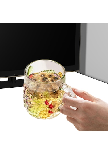 Suntek Magideal Ofis Su Sürahisi Için Cam Bardak Züccaciye Çay Buzlu