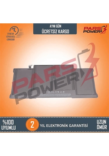 Macbook Uyumlu A1496, A1466 (2013 - 2014 - 2015) Batarya - Pil 316470