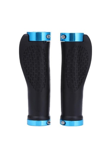 Ranyeek Mountain Bisiklet Alüminyum Kilitleme El Koruması, Lastik Anti Kayma Tutamak, Sarı Çift, Dayanıklı Parça Sarı