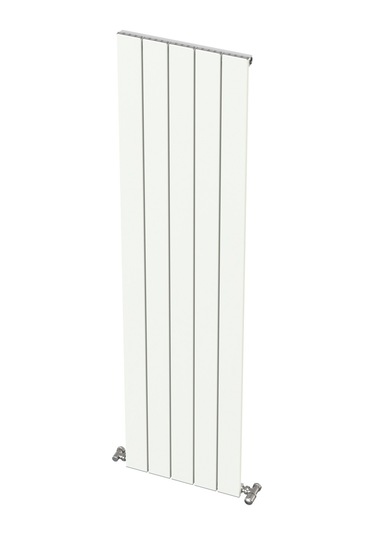 Alüminyum Radyatör 150x45 5 Dilim Kırık Beyaz Ral9010 Hestia