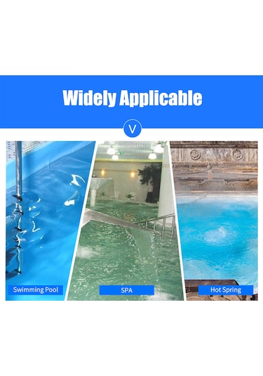 Teltree Mavi Pvc Havuz Dispenseri, Termometreli 0-50 C, Kimyasal Kontrol, Çocuk Güvenli Kapağı, Akvaryum/havuz/uzun Kullanim Süresi