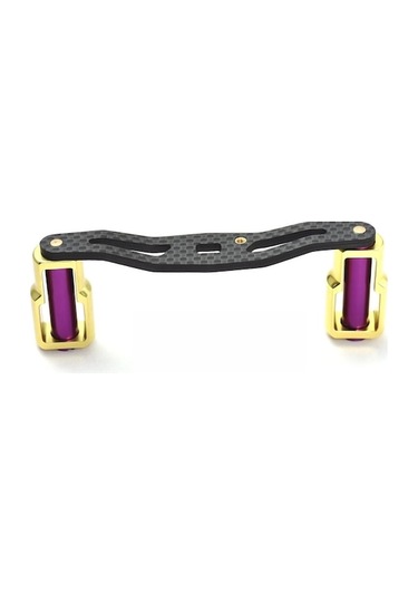 Karbon Fiber Olta Makinesi Kolu, 8 5mm İç Çap, 10.5cm Uzunluk, Mor Renk, Tümleşik Uyumlu Aksesuar Seti