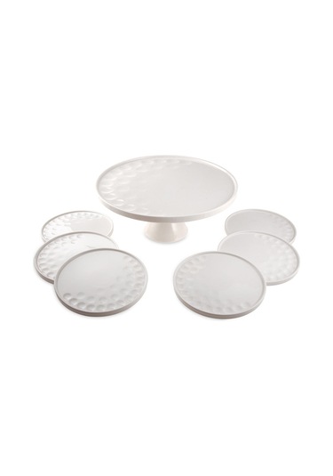 Jumbo Golfline 7 Parça Pasta Takımı Beyaz