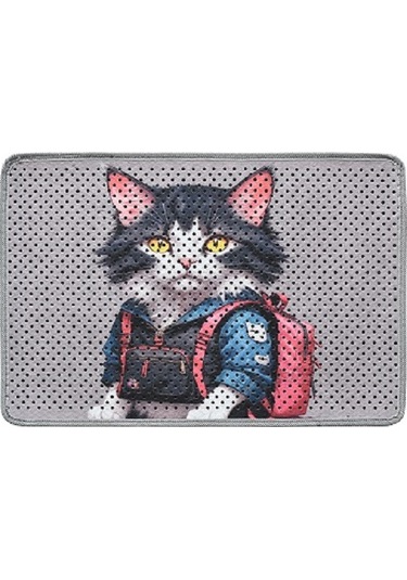 Kar Mat Kedi Kumu Paspası Delikli Kedi Tuvaleti Paspası 40 x 60 CM